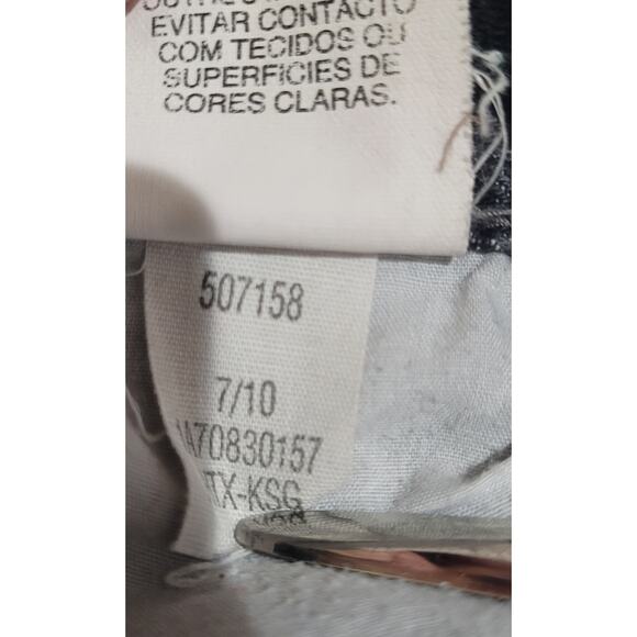 TOMMY HILFIGER Women Slim Bootcut Blue Jeans 4 Y2K Embroidered Studded Pockets - Picture 7 of 8